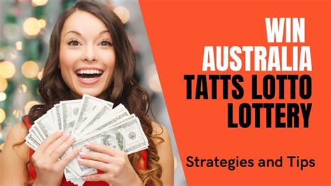 how to win tattslotto australia.